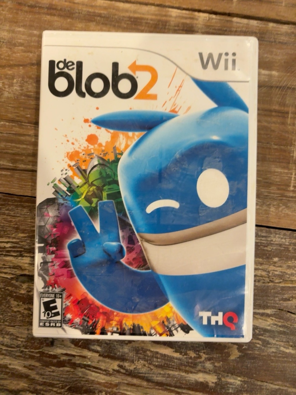de Blob 2 Nintendo Wii Complete w/ Manual Tested Working THQ